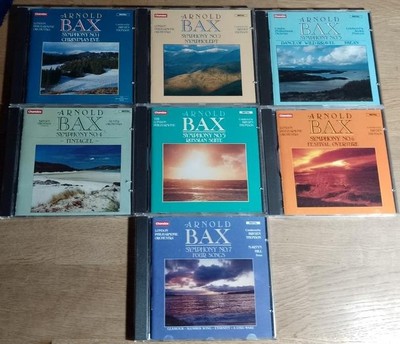ARNOLD BAX Symphonien & Orchesterwerke BRYDEN THOMSON KONVOLUT 7 CHANDOS CDs