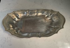Vintage Chippendale International Silver Plate 12 Inch Bread Tray No. 6319