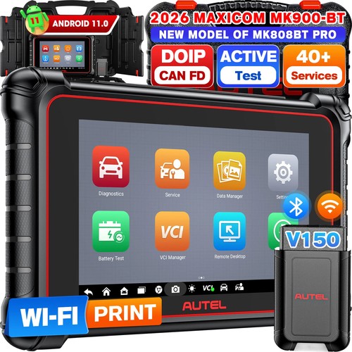 Autel MaxiCOM MK900BT PRO OBD2 Diagnostic 2.0 BT Full Scanner Up of MK900 MX900