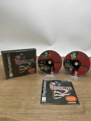 New ListingResident Evil 2-Dual Shock- (Sony PlayStation 1) Orig Black Label CIB Complete
