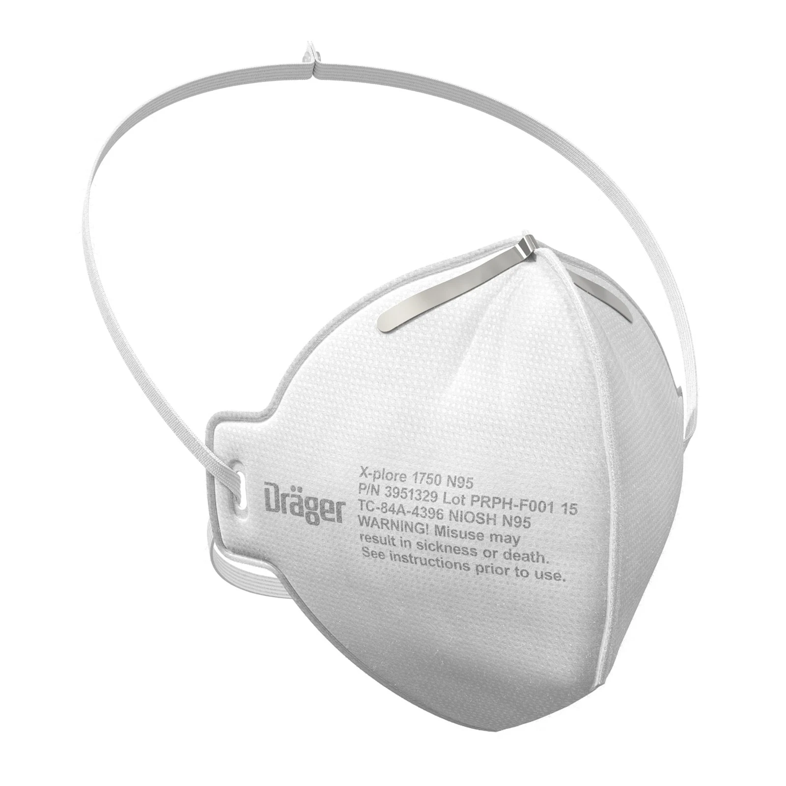 X-plore 1750 N95 masks made in the | 20 NIOSH-approved respirators, universal...