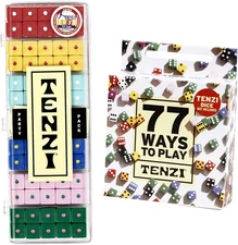 TENZI Party Pack Dice Game with 77 Ways to Play Fun Family Game Night