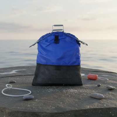Coil Handle Harvest Bag Quick Drainage Seafood Harvest Bag Easy to Clean