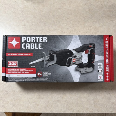 #ad #ad PORTER CABLE 20V Reciprocating Saw Brushless 20v PCCS300B New in Box $85.00