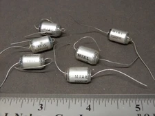 Mial Polystyrene Capacitors .022uf 100V? 60V? 22000K Qty 6 NOS