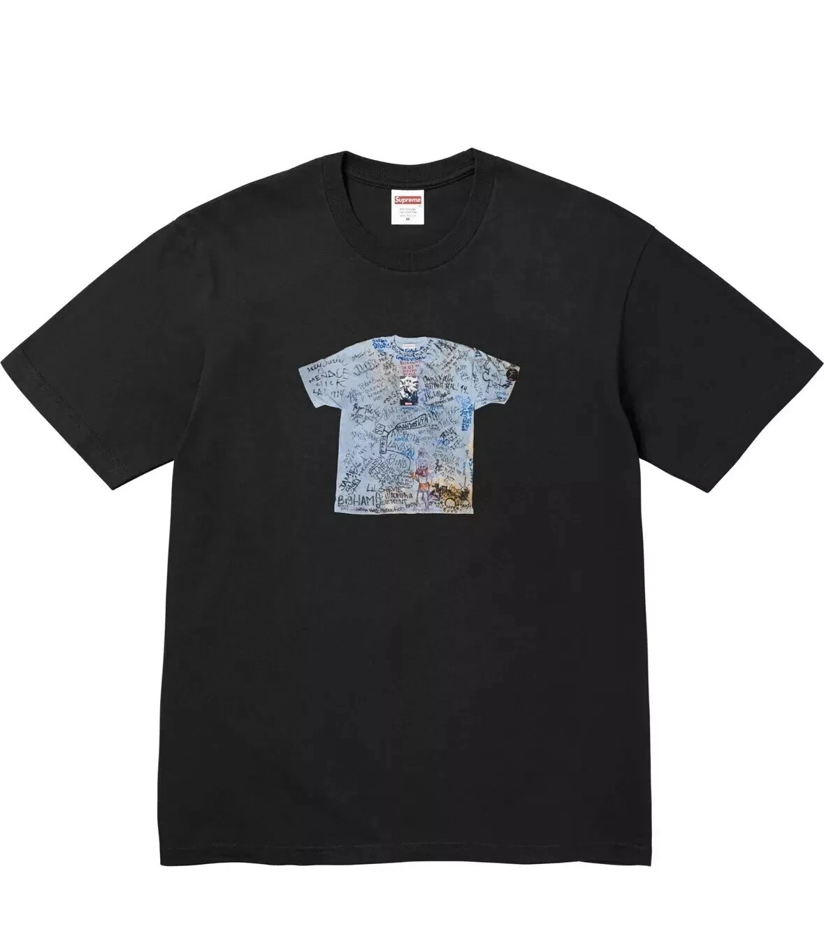 Taille S : Tee shirt noir Supreme 30th Anniversary First * EN MAIN
