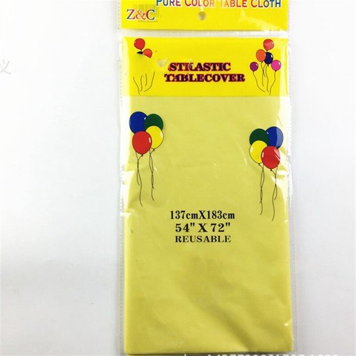 Party Table Cloth Wipe Clean Cover Rectangle Disposable UK Plastic Table Covers - Picture 20 of 25