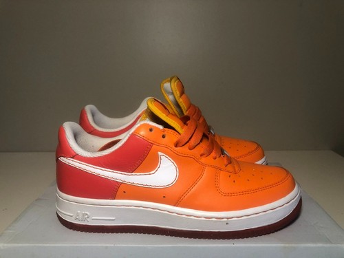 Size 7 - Women Nike Air Force 1 '07 Orange Peel (Pre-Owned) - Picture 1 of 4