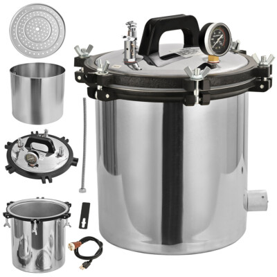 #ad Steam Autoclave Sterilizer 18L Dental Equipment Heating Pressure Sterilization $162.73