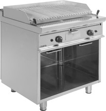 Gas-Lavasteingrill Modell E7/Bs2Ba, Ma&szlig;e: B 400 X T 700 X H 850