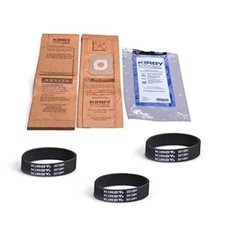 Fits For Kirby 197394, 301291 Style G4 & G5 Paper Bags 9pk W/ 3PK Flat Belts