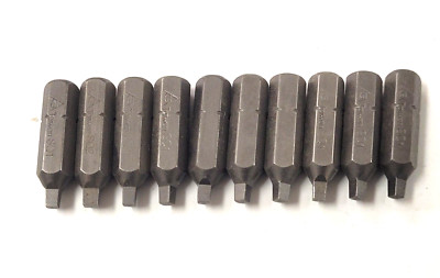 Geta / Apex 44Q1 #1 Square Drive 1/4 Hex Insert Power ScrewDriver Bits LOT OF 10