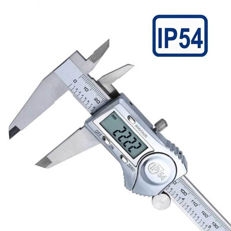 High Quality 0 150 mm Stainless Steel Vernier Caliper IP54 Digital