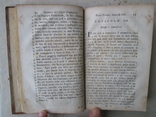 GRITTI : LA MIA ISTORIA OVVERO MEMORIE OPERA NARCOTICA, 1767. - Picture 7 of 14