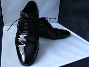 hugo boss patent leather oxfords