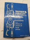 Toyota Forklift Parts Catalog List Book Manual 2 Fg 2Fd 20 25 30