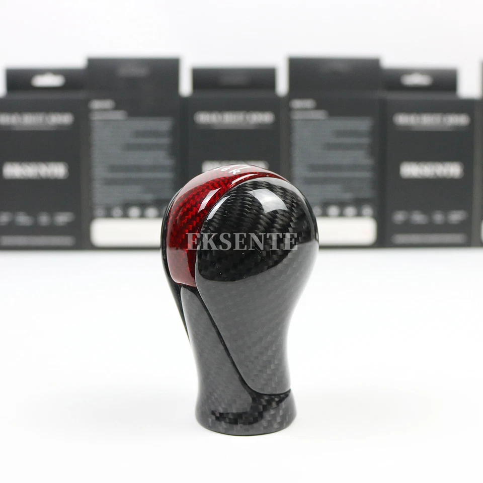 Full Real Carbon Fiber 6S MT Gear Shift Knob For Nissan 370Z 2009 - 2019 - Image 2 of 4