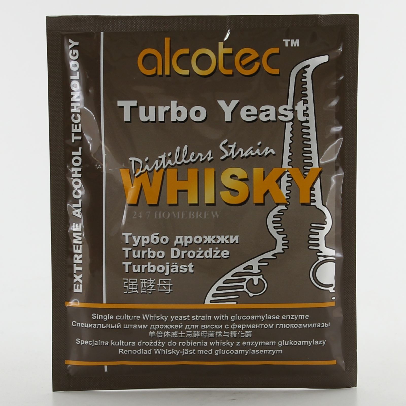 Alcotec Distiller’s Yeast Whisky with Glucoamylase Enzyme 73g 25L
