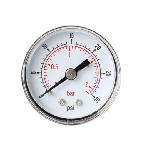Pressure Gauge 40mm 1/8 BSPT Rear Back 15-300 PSI & Bar for Air Gas Wate Fuel - Picture 13 of 18