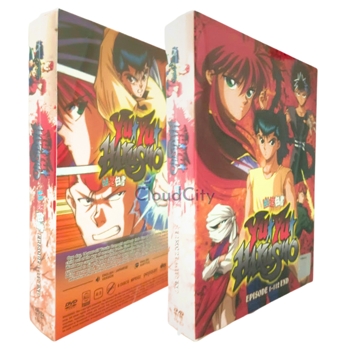 Yu Yu Hakusho Complete Series Vol. 1-112 End English Dubbed Anime DVD