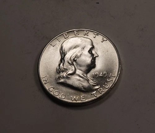 1949-S Franklin Half Dollar * Gem BU++ * 90% Silver * XH451