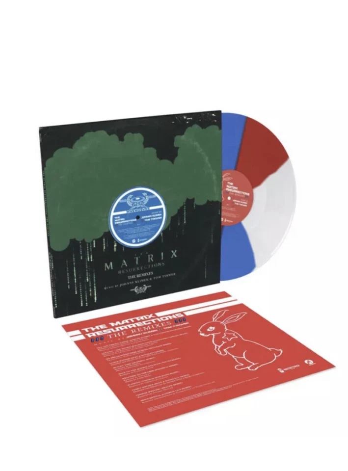 The Matrix Resurrections The Remixes 2XLP Red Blue Pill Twist /1000 Mondo Vinyl - Image 4 of 4