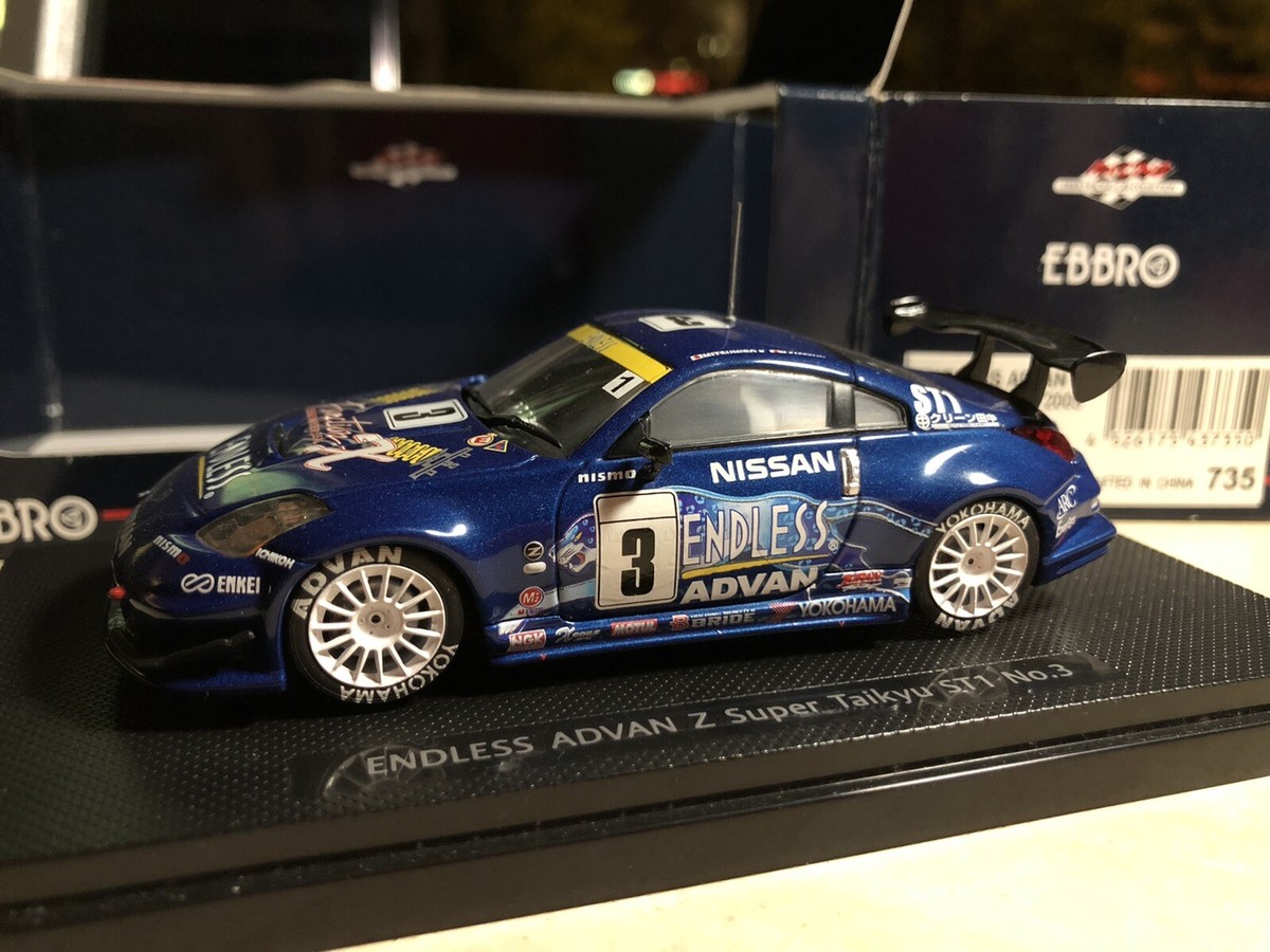 ミニカー GR145 EBBRO ENDLESS ADVAN Z 2005 Ebbro 1/43 Scale 702 - Nissan Endless Advan Z Super GT300