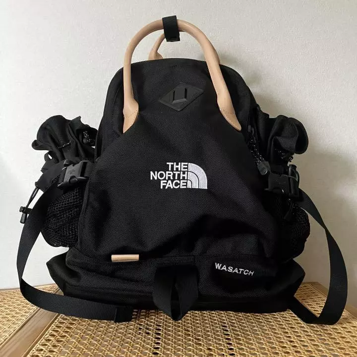 THE NORTH FACE × Hender Scheme Wasatch Back pack Black Leather