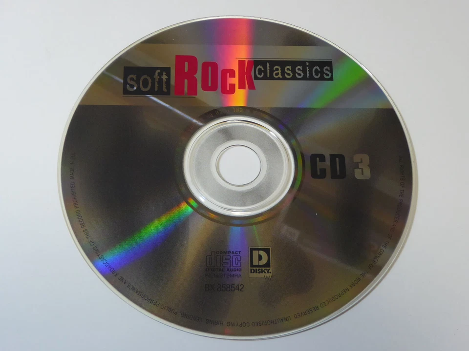VARIOUS : Soft Rock Classics - CD 3 - Disky > VG+ (CD) - Bild 2 von 3