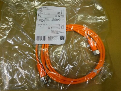 IFM EVT043 M12 Straight 4 Pin CONNECTION CABLE NEW in sealed bag