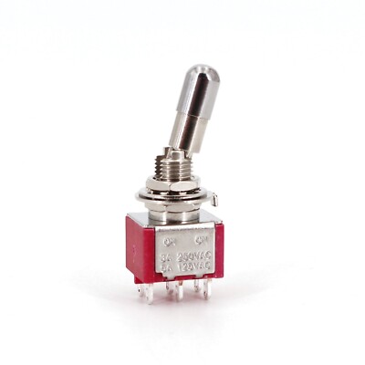 10Pcs SH T8011 Lever 6Pin ON-ON 2-Position DPDT Toggle Switch - Foto 14