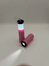 EverBrite 2-in-1 Portable LED Lantern Flashlight 3 Lighting Modes 2PC Mini Torch