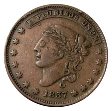 1837 US HARD TIMES NOT 1 CENT FOR TRIBUTE MILLIONS FOR DEFENCE TOKEN HT #51