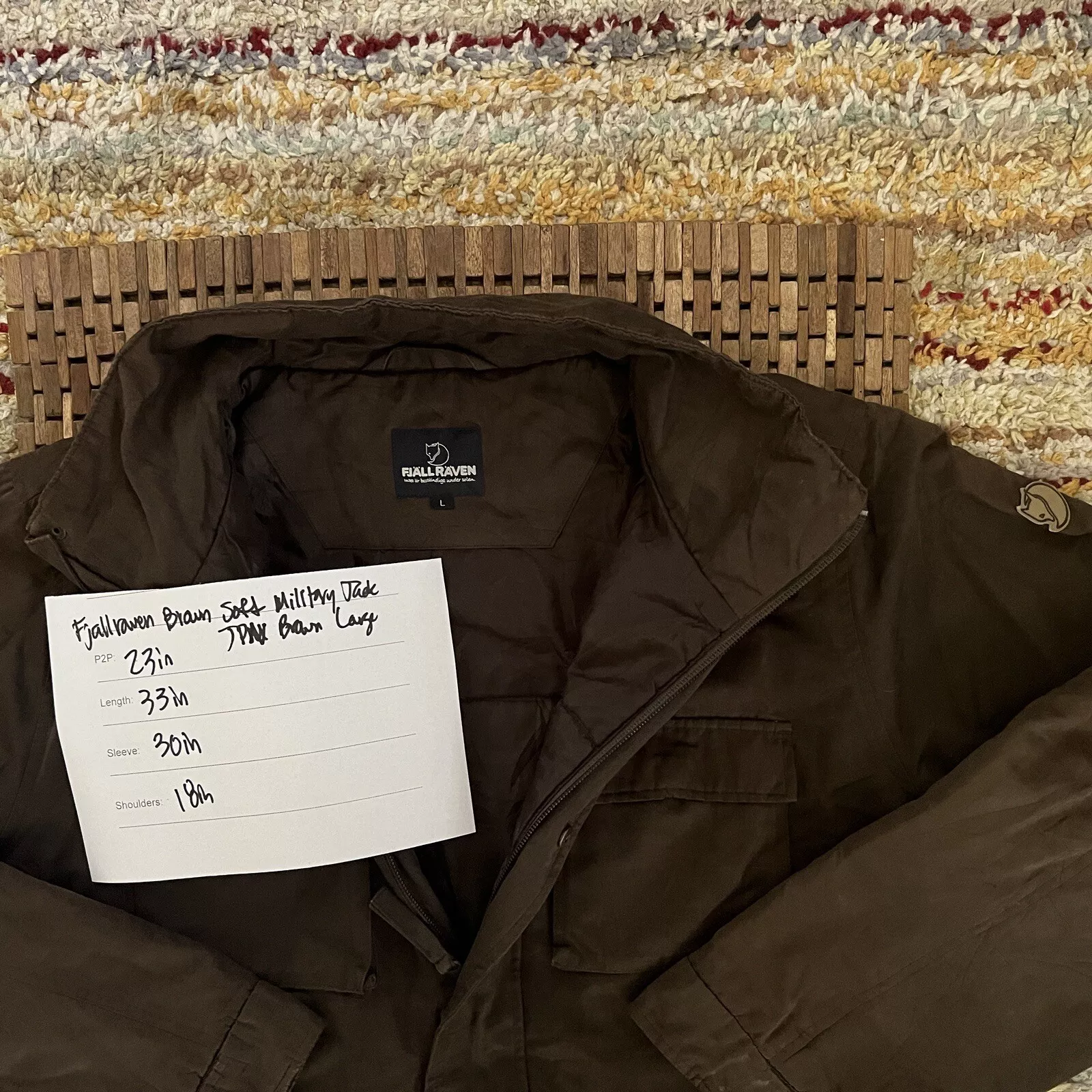 fjallraven moleskin full zip utility jacket