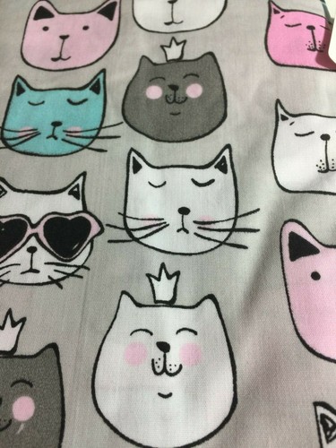 SCRUB TOP SIZES: S, L COOL CATS NWT NURSE MEDICAL VET TECH CNA Cat Kitty Kitten - Picture 5 of 7