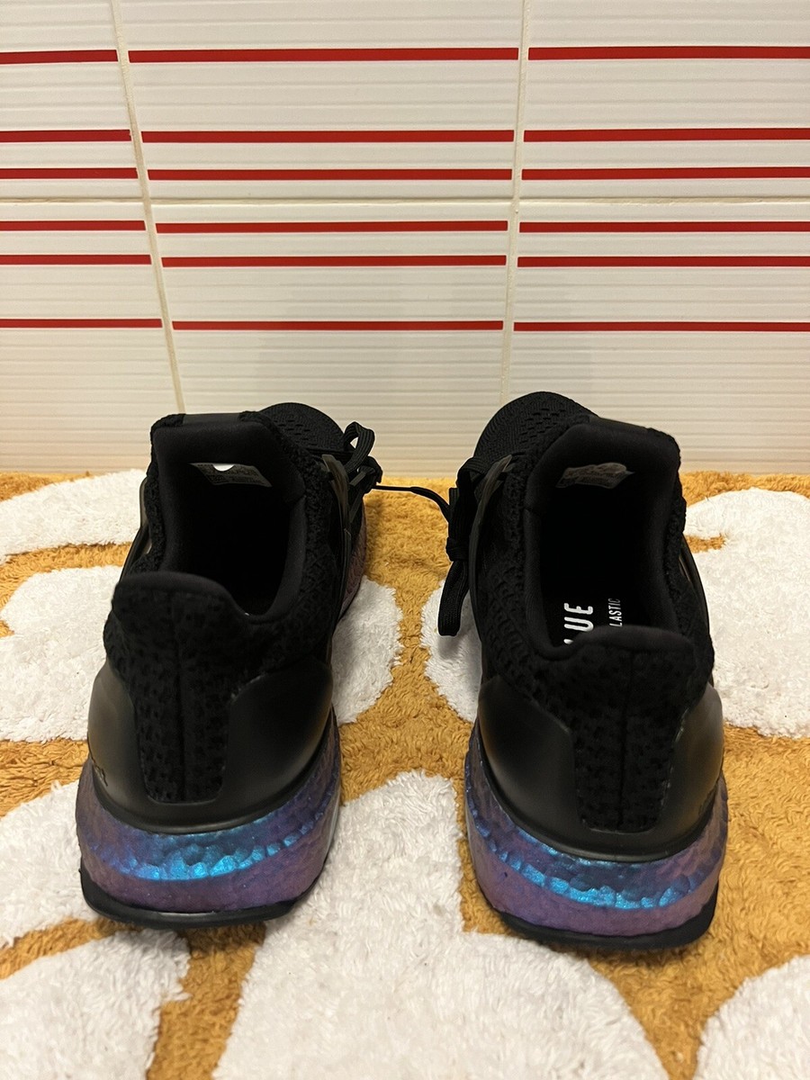 New Adidas Ultraboost 5.0 DNA Black/Metallic Blue Sneakers  display picture 3