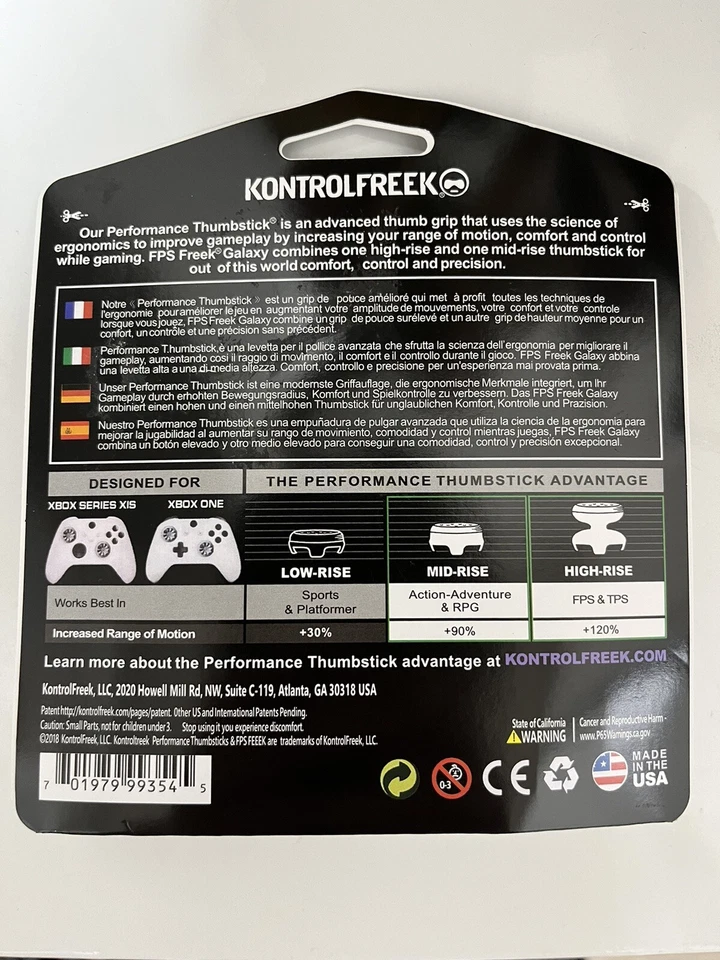 Kontrol Freek White Galaxy FPS Performance Thumb Grips Xbox Series X/S - Image 2 of 2
