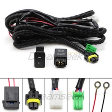 H11 Fog Light Wiring Harness Relay Switch Kit For Toyota Ford Lexus Jeep Subaru