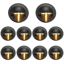 FVTLED Pack of 10 Warm White Low Voltage LED Deck Lights kit F1.38 Outdoor