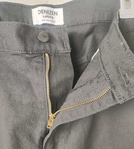 NEU 40 X 32 Denizen Levi's Herren 285 Relaxed Fit Jeans Schwarz Flex Stoff Denim Hose - Bild 2 von 7