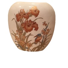 🌼Japan Flowers & Bird Asian Flower Vase