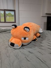 MINECRAFT FOX Soft Plush 20" Mojang Stuffed Toy Animal Long Pillow Buddy Orange