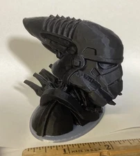 3D printed Star Wars Xenomorph Trooper Helmet Bust 2.75” Tall Sci Fi 3.5” Wide