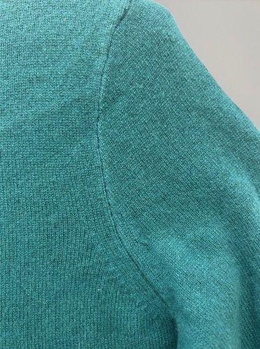J Crew Women’s Size XS 100% Cashmere Classic Crewneck Sweater Green Jade NWT - Picture 5 of 10