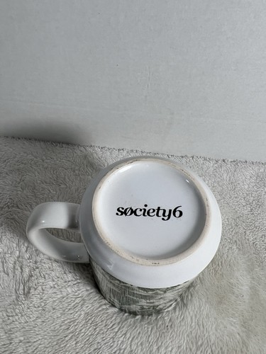 Tazza da caffè Bigfoot / Sasquatch Toile de Jouy in Forest Green di Society 6 - Foto 4 di 4