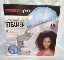 Red Pro Hair Therapy 2-in-1 Hair Steamer & Facial Steamer for Hydration & Deep