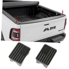 Bed Rail Stake Pocket Covers for Dodge Ram For 2019 DodgaRam1500 2Pcs Black