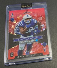 Jonathan Taylor 2/3 Wild Card 5 Card Draw Black Tie Edition 2026 Premium Series