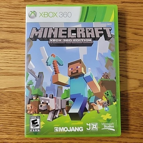 Minecraft - Microsoft Xbox 360 No Manual Free Shipping
