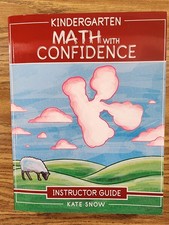 Kindergarten Math With Confidence Instructor Guide "CLEAN No MARKS"